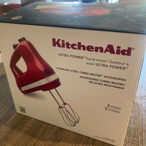 Kitchen Aid Stainless Steel Turbo Beater 5 speed